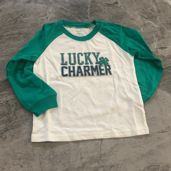 Carter's - 2 Piece Set - Tee & Jogger Pants - Lucky Charmer - 24 months - NWT - Picture 5 of 16